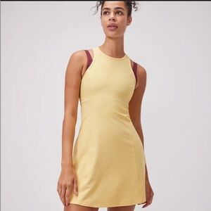 Outdoor Voices Yellow Mini Dress